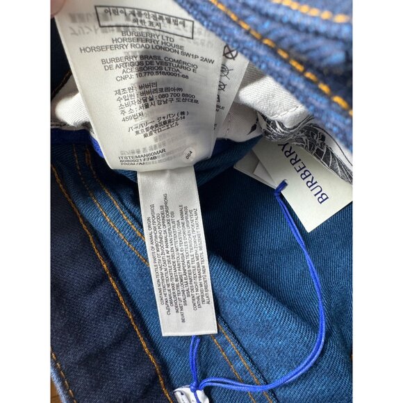 Burberry Women's Blue Heavyweight Denim Cotton Mini Skirt US 10 UK 12 EU 44 - Picture 15 of 16